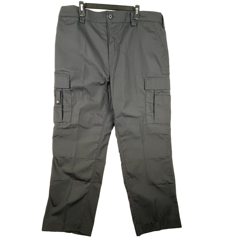 Tru-Spec EMS Tactical Cargo Pants XL Black Teflon First Responder NWT